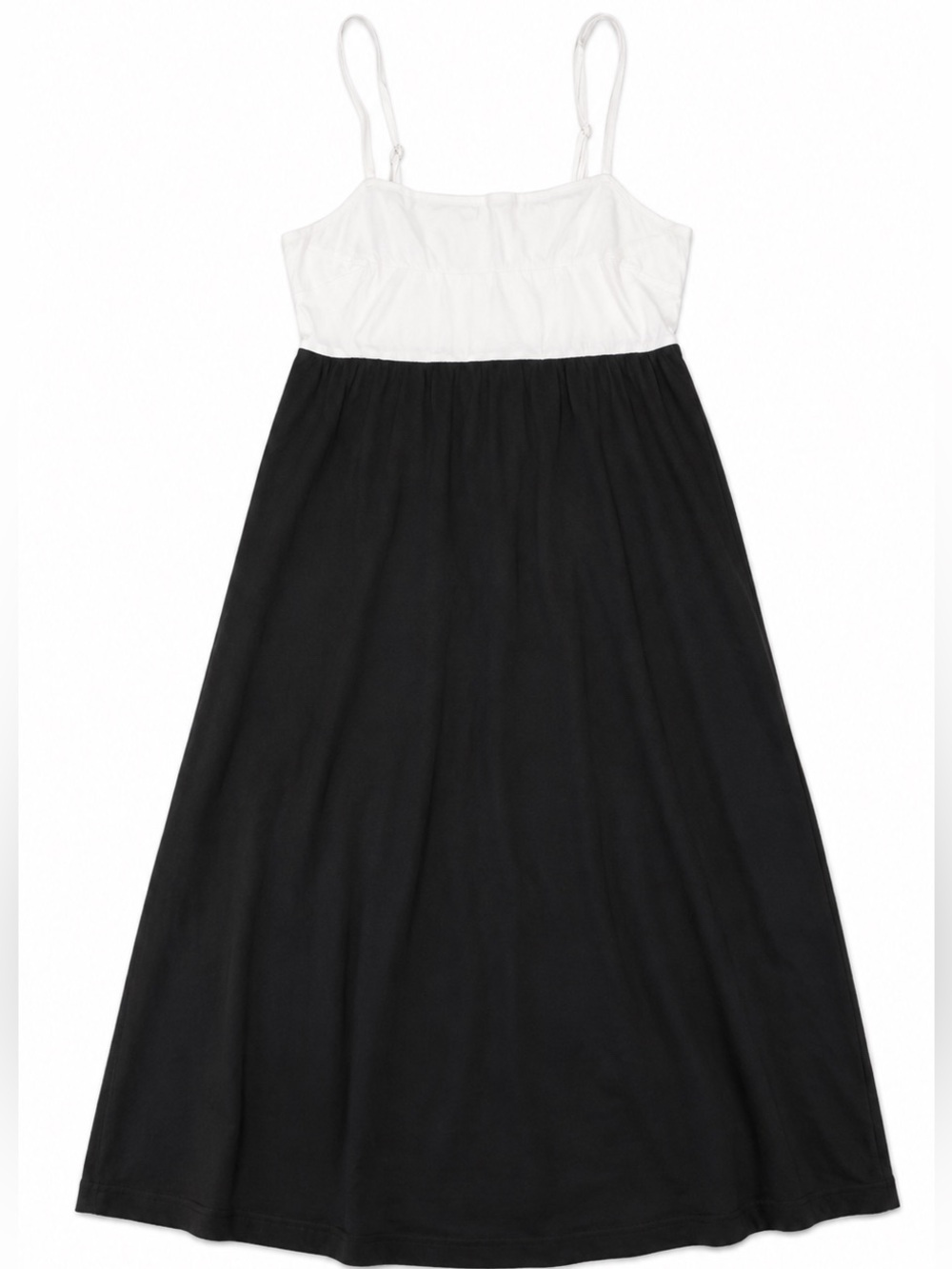 Sincerely Jules Black and Cream Midi Dress Size Medium - Picture 3 of 10